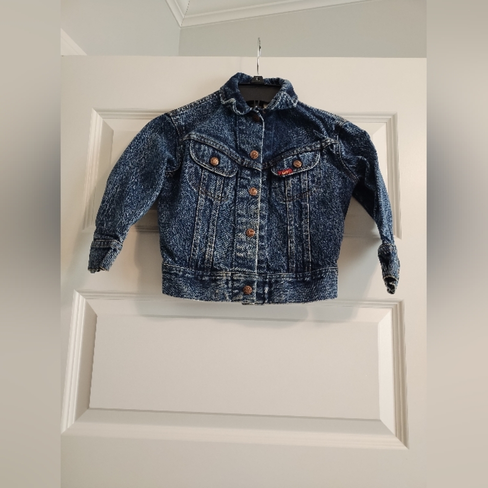 Kids Vintage Blue Denim Jacket
